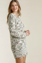 Load image into Gallery viewer, Umgee Cream and Mocha Mix Sweater Tunic Tunic Umgee