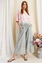 Load image into Gallery viewer, Easel Terry Palazzo Pants in Faded Olive Pants Easel