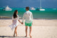 couple on a beach date