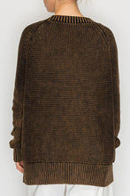 Load image into Gallery viewer, STITCH &amp; Co Knit Sweater Cardigan in Washed Black
