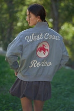Load image into Gallery viewer, Davi &amp; Dani West Coast Rodeo Bomber Jacket in Mint Sage
