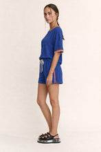 Load image into Gallery viewer, Davi &amp; Dani Terry Knit Set in Cobalt

