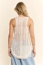 Load image into Gallery viewer, Davi &amp; Dani USA Patchwork Lace Top in Natural
