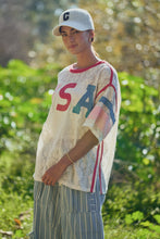 Load image into Gallery viewer, Davi &amp; Dani USA Patchwork Lace Top With Inner Tank Top in Natural
