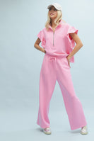 Wishlist Scuba Top and Pants Set in Hibiscus