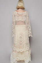 Load image into Gallery viewer, POL Asymmetrical Crochet Top in Natural ON ORDER
