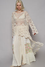 Load image into Gallery viewer, POL Asymmetrical Crochet Top in Natural ON ORDER
