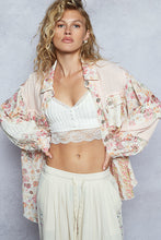 Load image into Gallery viewer, POL OVERSIZED Mixed Media Top in Red Multi
