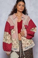 POL Mix N Match A-Line Jacket in Mauve