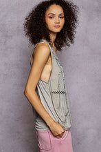 Load image into Gallery viewer, POL Floral Crochet Lace tank Top in Dove Grey
