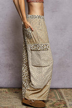 Load image into Gallery viewer, POL Mix n Match Patchwork Pants in Cream Multi
