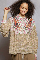 POL Mix n Match Printed Top in Pink Floral