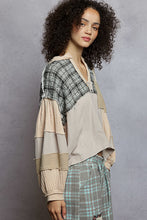 Load image into Gallery viewer, POL OVERSIZED Mix n Match Top in Taupe Beige
