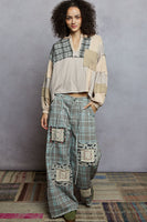 POL OVERSIZED Mix n Match Top in Taupe Beige