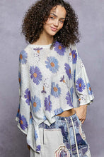Load image into Gallery viewer, POL Lightweight Floral Print Sweater in Ivory
