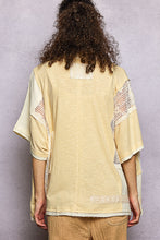 Load image into Gallery viewer, POL Mix N Match Patched Button Down Top in Honey Gold
