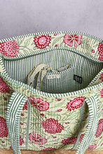 Load image into Gallery viewer, POL Quilted Bag in Mint Multi ON ORDER
