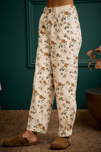 Load image into Gallery viewer, So Me Floral Print Mid Rise Wide Pants in Ivory
