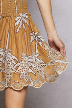 Load image into Gallery viewer, POL Palm Tree Printed Dress in Mocha
