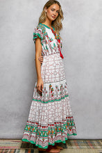 Load image into Gallery viewer, POL Mixed Print Midi Dress in Ivory Multi
