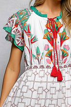 Load image into Gallery viewer, POL Mixed Print Midi Dress in Ivory Multi
