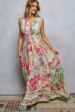 Load image into Gallery viewer, POL Smocked Floral Maxi Dress in Cream Multi
