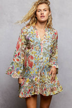 Load image into Gallery viewer, POL Mixed Floral Print High Low Dress in Cream Multi ON ORDER
