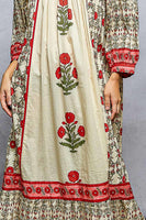 POL Printed Maxi Dress in Cream Multi