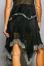 Load image into Gallery viewer, POL Sleeveless Loose Knit Mini Dress in Black
