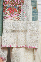 Load image into Gallery viewer, POL Mixed Fabric Denim Jacket With Hand-Embroidered Floral Details in Denim
