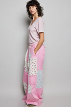 Load image into Gallery viewer, POL Wide Leg Patched Pants in Pink Multi
