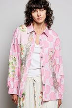 Load image into Gallery viewer, POL Woven Mixed Floral Detailed Top in Pink
