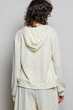 Load image into Gallery viewer, POL Soft Floral Printed Hooded Jacket in Cream Floral
