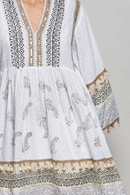 Load image into Gallery viewer, POL Embroidered Dress in Ivory Multi
