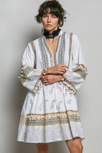 Load image into Gallery viewer, POL Embroidered Dress in Ivory Multi
