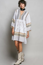 Load image into Gallery viewer, POL Embroidered Dress in Ivory Multi
