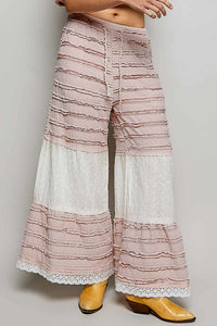 POL Lace Pants in Soft Pink – June Adel
