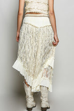 Load image into Gallery viewer, POL Layered Lace Skirt in Cream Mix
