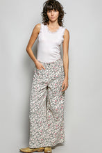 Load image into Gallery viewer, POL Floral Print Pants with Studded Details in Cream Floral
