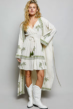 Load image into Gallery viewer, POL Palm Tree Print Maxi Cardigan in Natural
