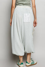 Load image into Gallery viewer, POL Knit Pants with Crochet Patch Details in Mint ON ORDER
