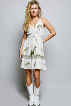 Load image into Gallery viewer, POL Palm Tree Print Mini Dress in Natural
