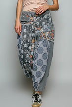 Load image into Gallery viewer, POL Mixed Patchwork Joggers in Black
