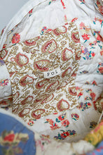 Load image into Gallery viewer, POL Multicolor Floral Patchwork Quilted Tote Bag in Cream Multi
