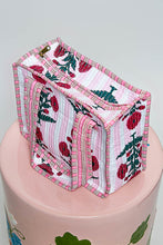 Load image into Gallery viewer, POL Mini Quilted Cotton Tote Bag in Ivory Multi
