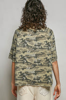 POL Everyday Top in Camo ON ORDER
