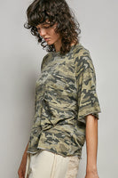 POL Everyday Top in Camo ON ORDER