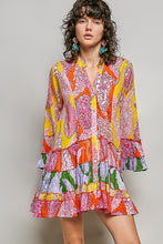 Load image into Gallery viewer, POL Mixed Floral Print High Low Dress in Pink Multi
