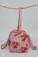 POL Multicolor Quilted Convertible Shoulder Bag in Red Multi