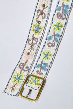 Load image into Gallery viewer, POL Embroidered Fabric Belt in Blush Multi
